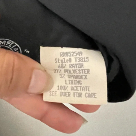 Laundry by Shelli Segal black blouse size 6 - Picture 3 of 5